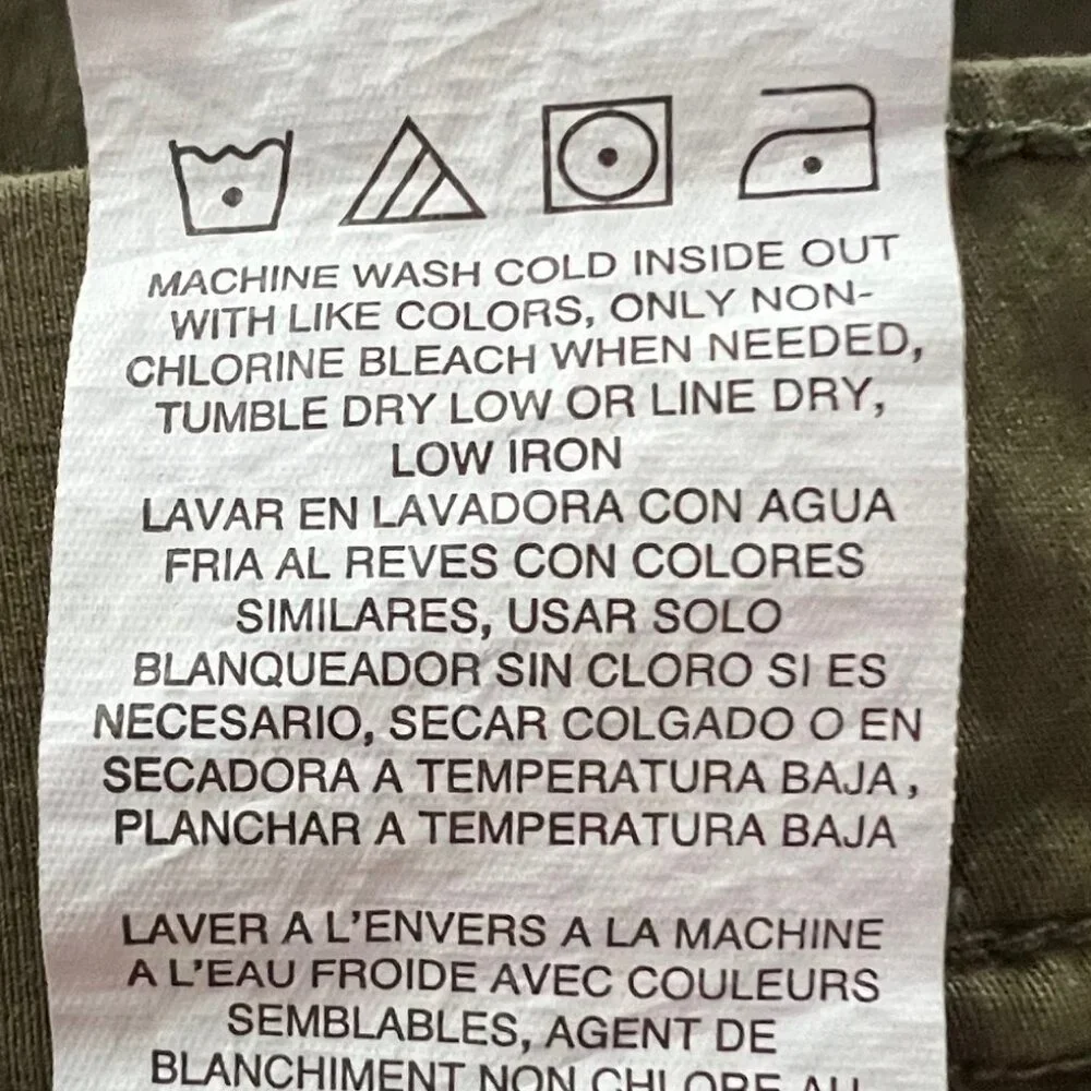 Women's Lee® Ultra Lux FLEX TO GO Cargo Shorts Olive Night  Sz 12 - Picture 9 of 9